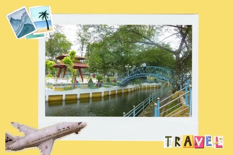 Không gian xanh và cảnh quan tại Hồ nước ngọt